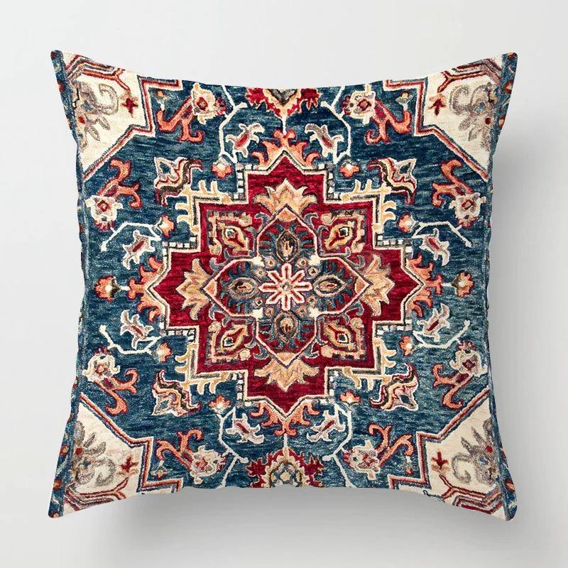 Living Room Sofa Cushion Cover Fashion Decorative Persian Carpet Pattern Pillow Cover Pillow Cover Home Decor