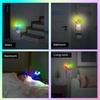 Novelty Night Light EU & US Plug Induction Dream Mushroom Fungus Luminaria Lamp 220V 3 LED Mushroom Lamp Led Night Lights