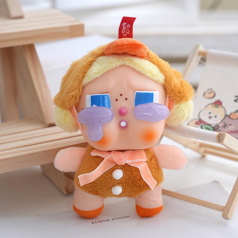 Crying Baby Plush Keychain Bag Accessory Doll Keychain Ornament Children's Toy Gift
