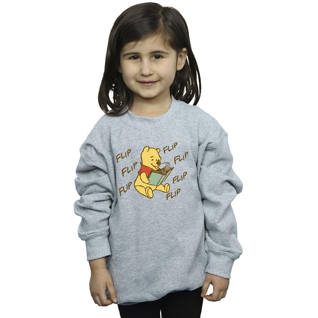Winnie the Pooh Girls Flip Flip Flip Sweatshirt