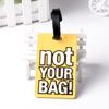 3D Soft Rubber PVC Luggage Tag & Lanyard for Suitcase