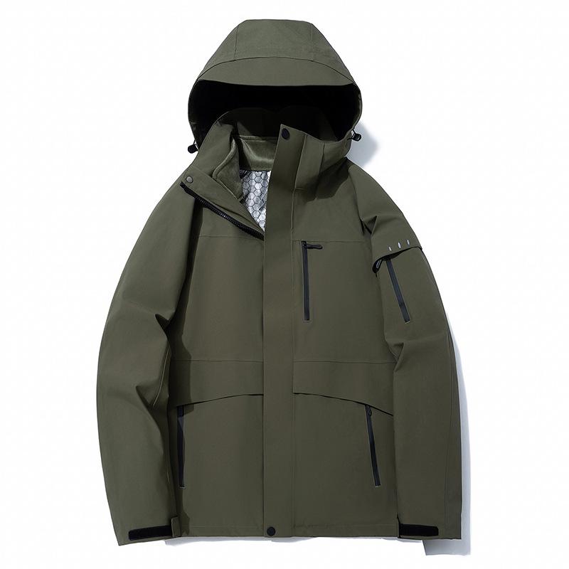 

2024 Premium Windproof Ski Jacket: Unisex Antiviral Waterproof Mountaineering Suit, 3-in-1 Detachable, Warm, Breathable S