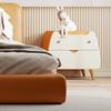 Childrens Solid Wood Bedside Table Girl Bedroom Cute Cat Creative Side Cabinet Simple Modern Net Red Small Storage Locker Shelf