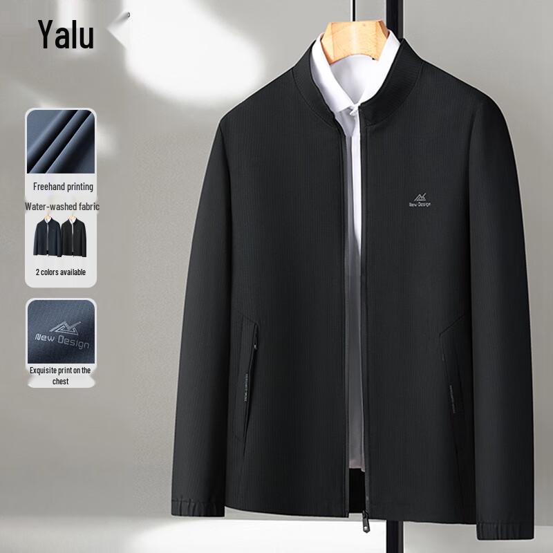 

Ya Lu Men s Spring Autumn Baseball Collar Jacket 180