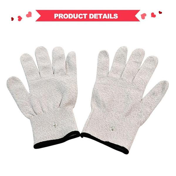 1 Paar Massagehandschuhe mit 1 Kabel