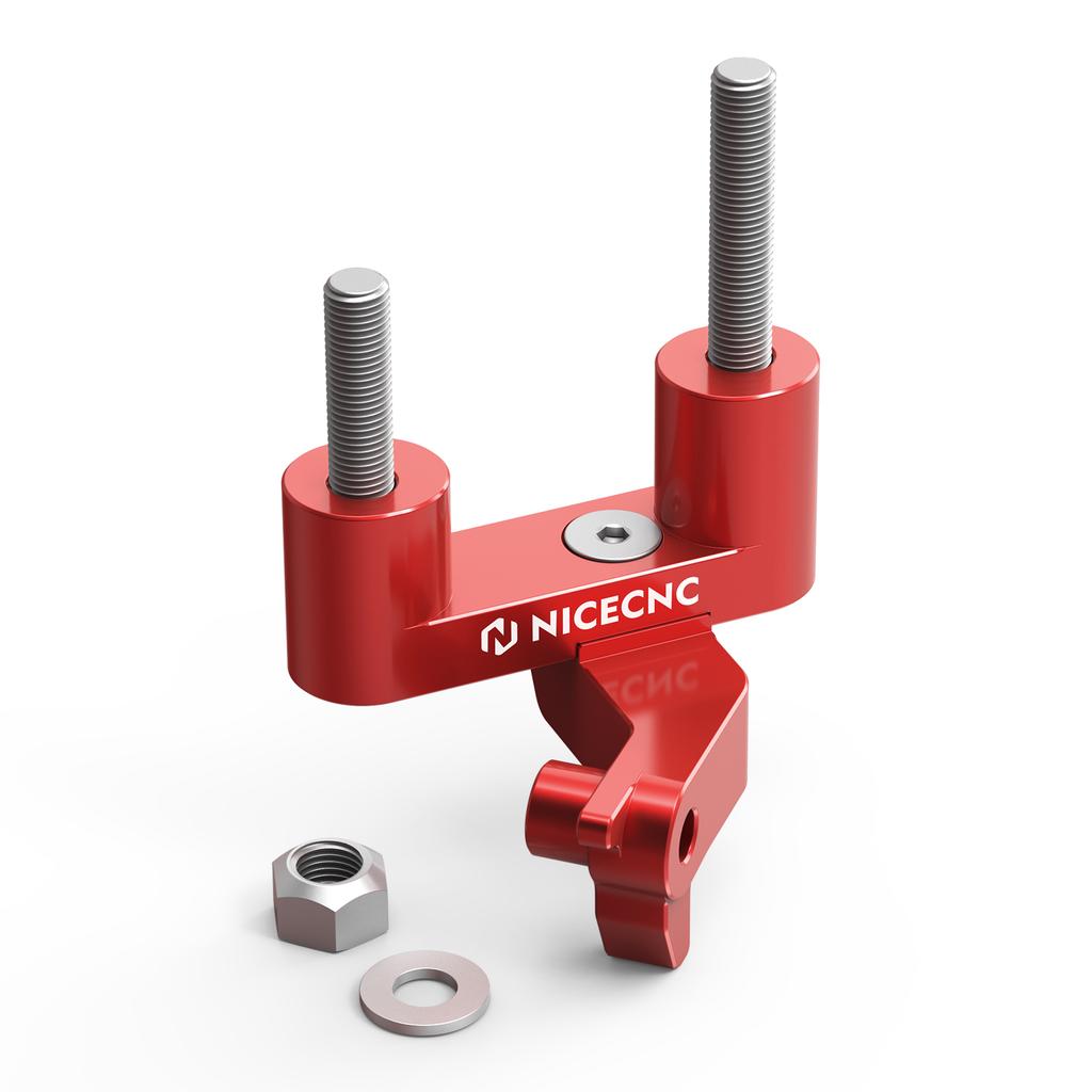 NICECNC For Honda XR650L XR 650L 650 L 1993-2025 2024 Motorcycle Right Footpeg Footrest Foot Peg Mount Bracket Holder Aluminum
