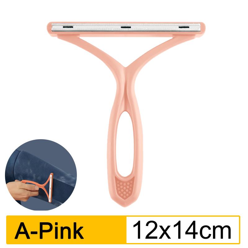 2-IN-1 Double-sided Lint Remover Handle Shaver Brushes for Clothes Carpet Sweater Pet Fur Hair Catcher Scrapers Cleaning Tools