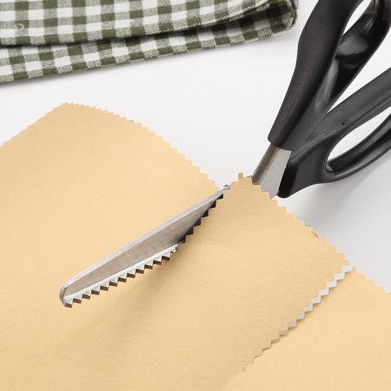 Stainless Steel Pinking Scissors Multipurpose Tailor Scissors Professional DIY Fabric Cutting Handheld Dressmaking Shears