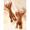 Handmade Sandwood Hair Comb And Face Massager Wide Tooth Comb For Scalp Health And Relaxation