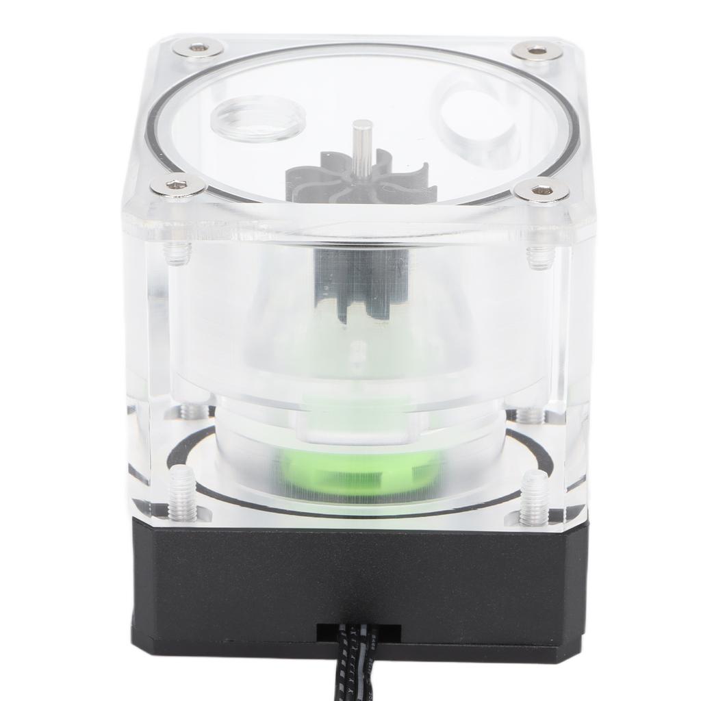 Water Pump PUBM4YT Integrated 7cm Sturdy Computer Water Cooler with Flow Indicator for Computer CPU
