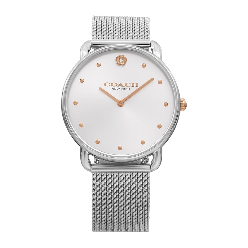 

[coach] watch Watch ELLIOT Elliot stainless steel mineral glass quartz Quartz Daily life waterproof 14504207 ladies silver [product]