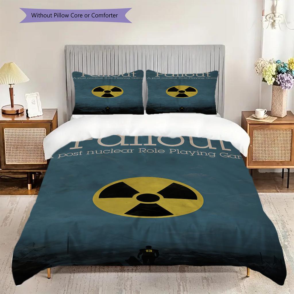 Vaulttec Secure Haven Bedding 1 Duvet Cover 2 Pillowcase Without Core Christmas Birthday Gift Soft And Comfortable Bedding Set