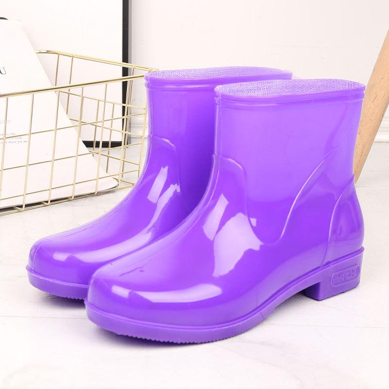 

Water shoes without mesh short tube low tube women s rain boots women s quick drying without lining deodorant rain shoes waterproof glue shoe factory 36