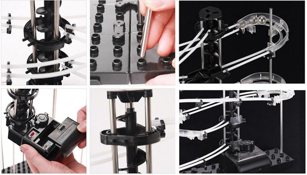 SPACE RAIL 231 Endlosschleife Space Rail Pädagogisch Gehirn Futuristisch Achterbahn Macht ein Großartiges Einrichtungsstück Nein. Puzzle, Spielzeug, Training, Untersetzer-ähnliches Spielzeug,