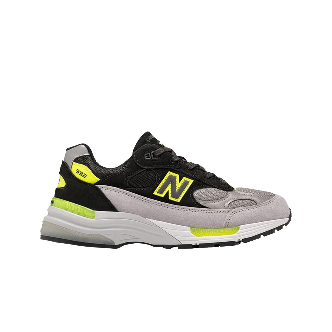 

Мужские кроссовки New Balance 992 Made in USA Black Grey Volt M992TQ