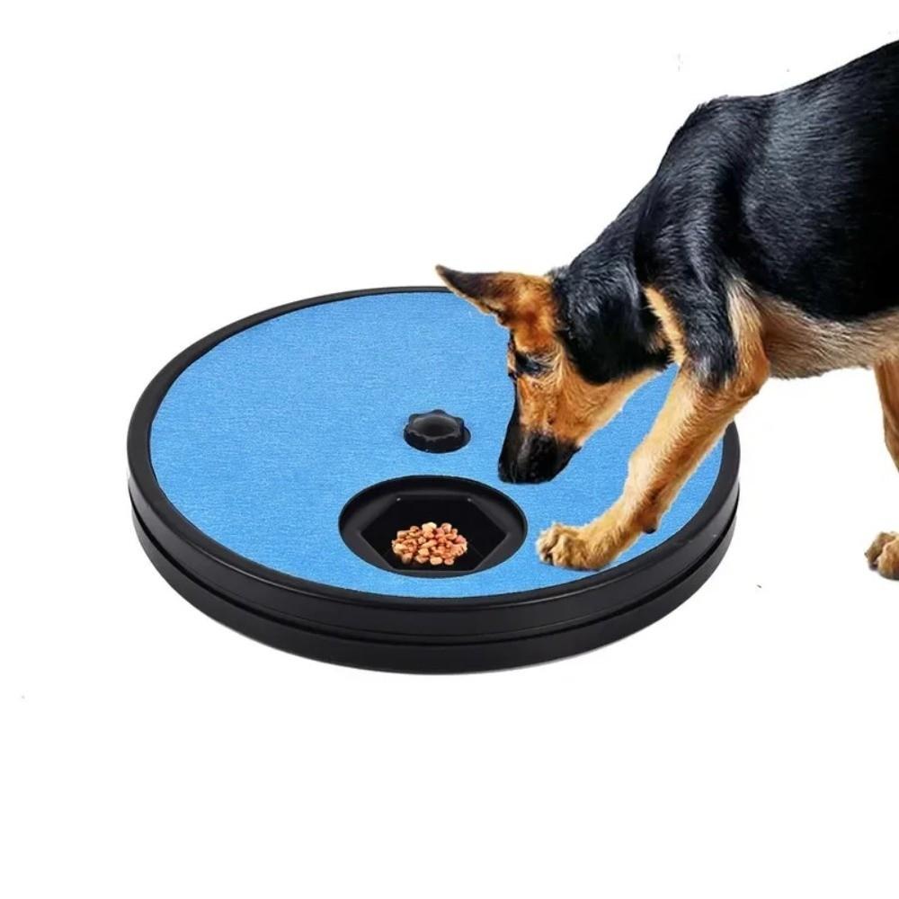 Non-Slip Dog Scratch Pad 360° Rotating Dog Slow Food Toys Dog Nail File Board  Nail Trimming