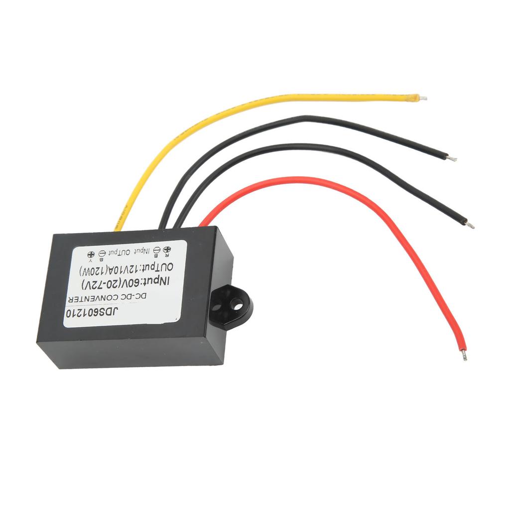 DC Buck Converter Module IP67 Waterproof Voltage Regulator Buck Converter 20‑72V Input 12V 10A 120W