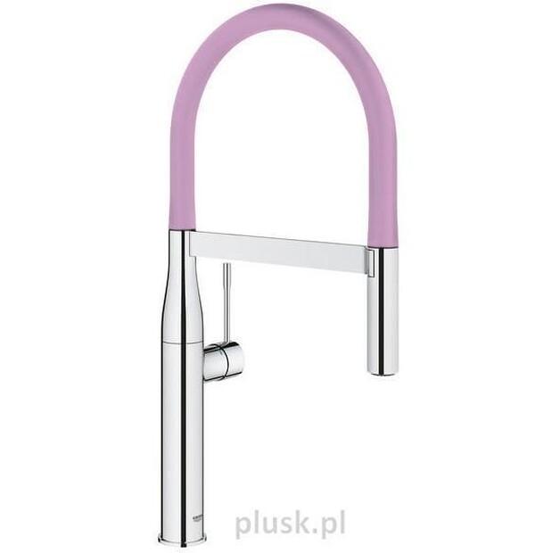 

Смеситель Grohe Essence хром/розовый 30321DP0