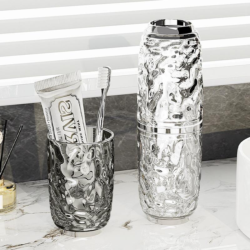Toothbrush Holders With Cover, Portable Travel Toothbrush Case With Lid, Toothbrush Container For Bathroom Countertop Organizer