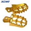 Motorcycle Universal Accessory CNC 6061-T6 Footrest Footpegs Foot Pegs Rests For Suzuki RMZ250 RMZ450 2005-2009 RMZ 250 450
