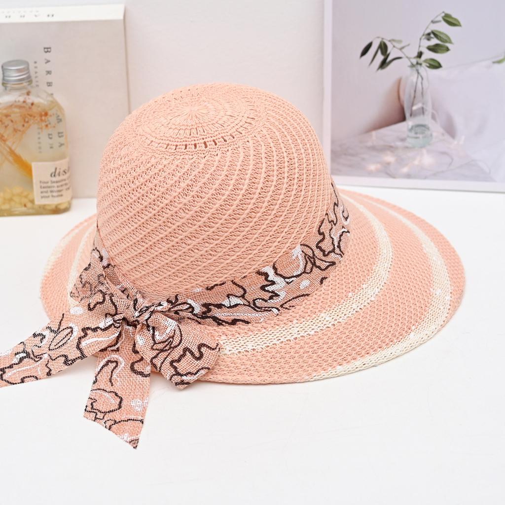 Hat Women's Summer Big Brim Straw Hat Women's Sun Hat Mother In the Elderly Sun Hat UV Protection Sun Hat