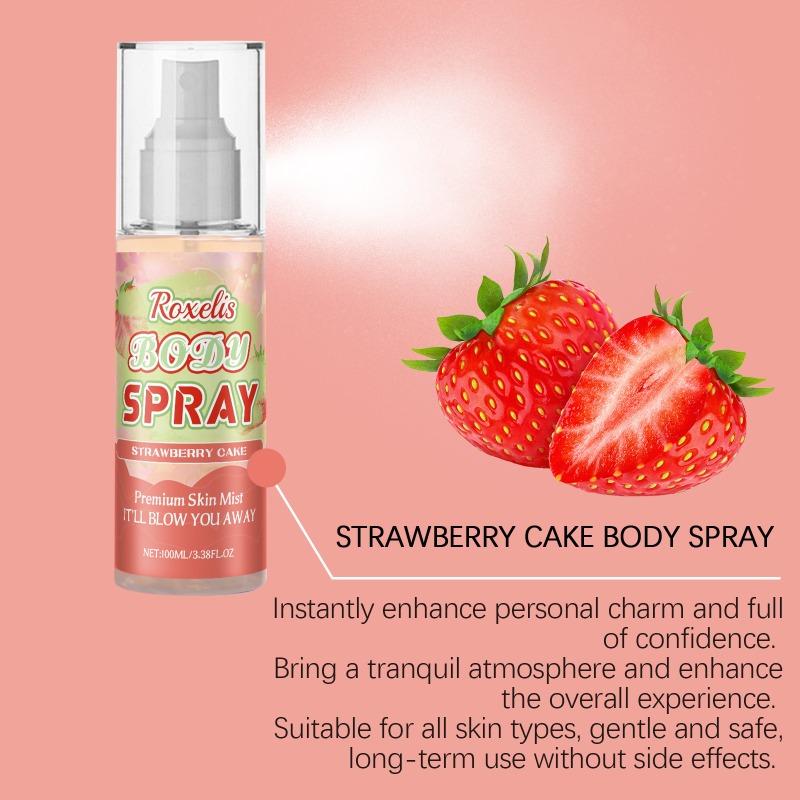 Body Fragrance Spray Long-lasting Fresh Fragrance with Soft Tone Stay Fragrance Multi-layered Light Elegant Perfume Spray
