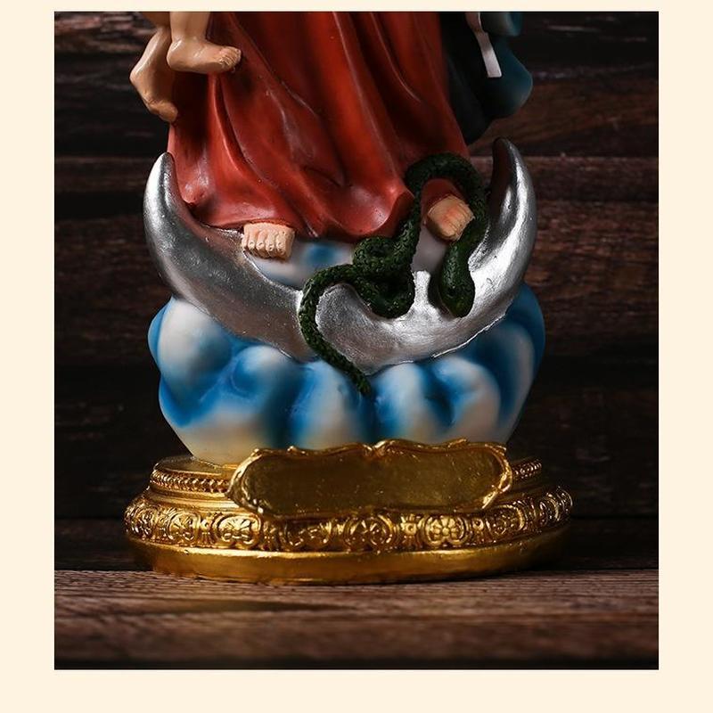 Virgin Mary Untier Our Lady Undoer of Knots Catholic Statue Figure Sculpture for Home Church Decoration