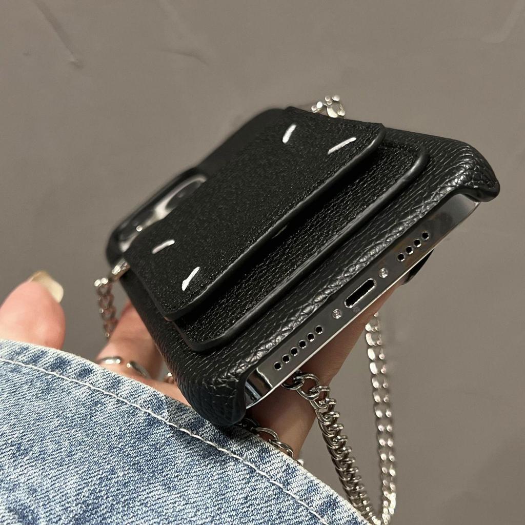 Vyšívané pouzdro crossbody pro iPhone 15/16 Pro Max s kapsičkou na mince a slotem na karty