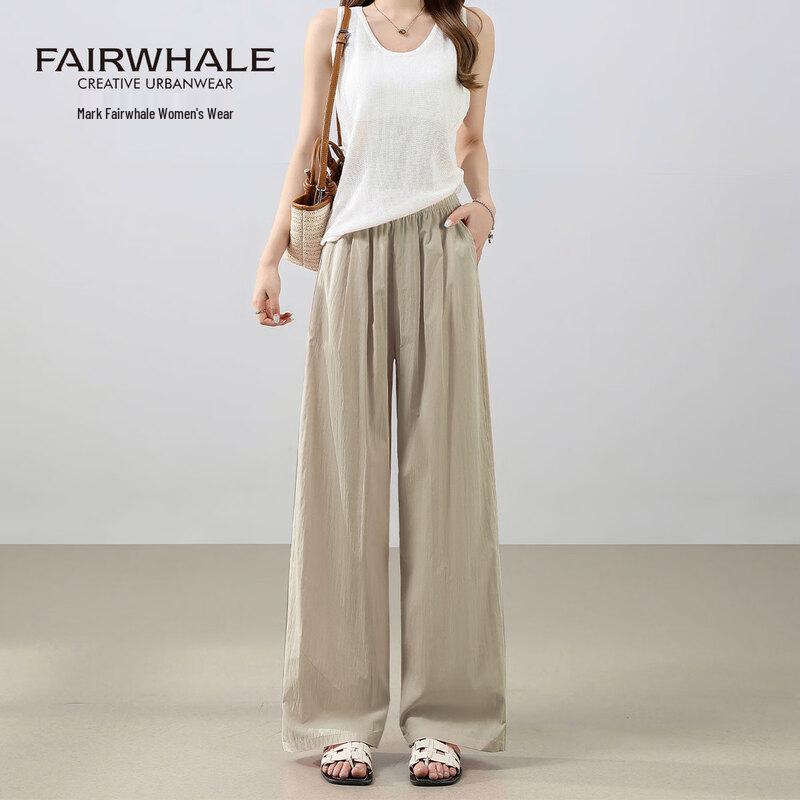 Mark Fairwhale Women's High-Waist Wide-Leg Athletic Pants
