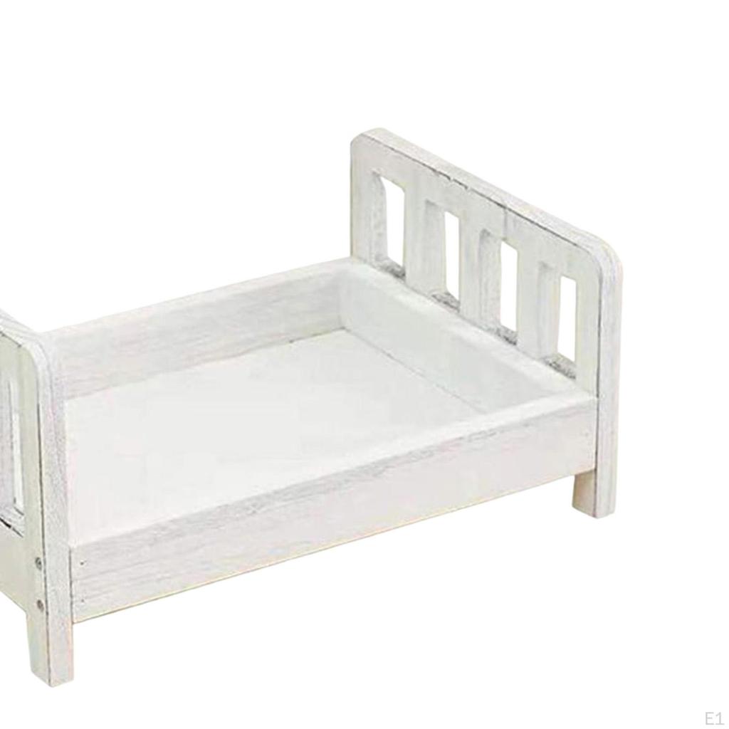 Creative Posing Photography Wooden Bed Props ,Small Furniture Mini Unique for Studio