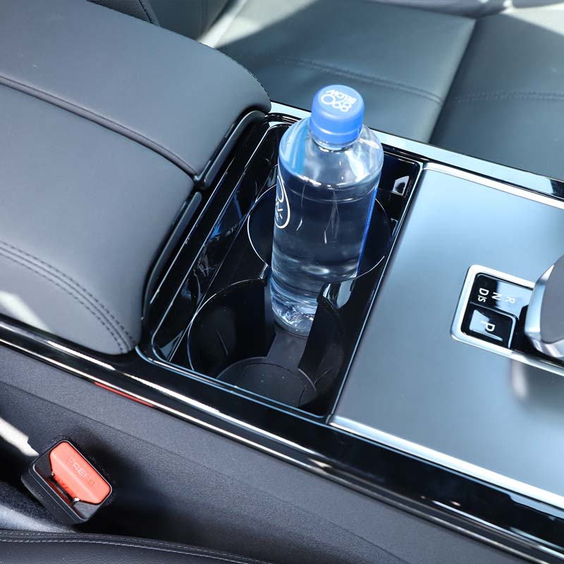 Bil Mittkonsol Vattenmuggshållare Ram Trim Klistermärken För Land Rover Range Rover VELAR Evoque 2024 2025 Interiörtillbehör