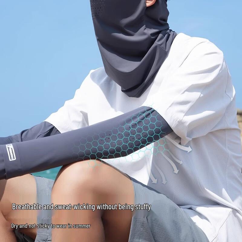 Men's Outdoor UV Protection Hat & Mask Set