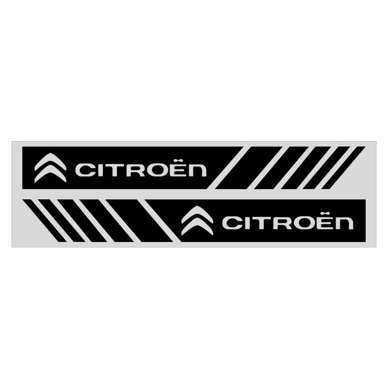2 st Bilspegel 3D-dekaler Vinylfilm Dekaler Styling för Citroen C1 C3 C4 Grand Picasso C4L C5 C6 C8 VTS Aircross