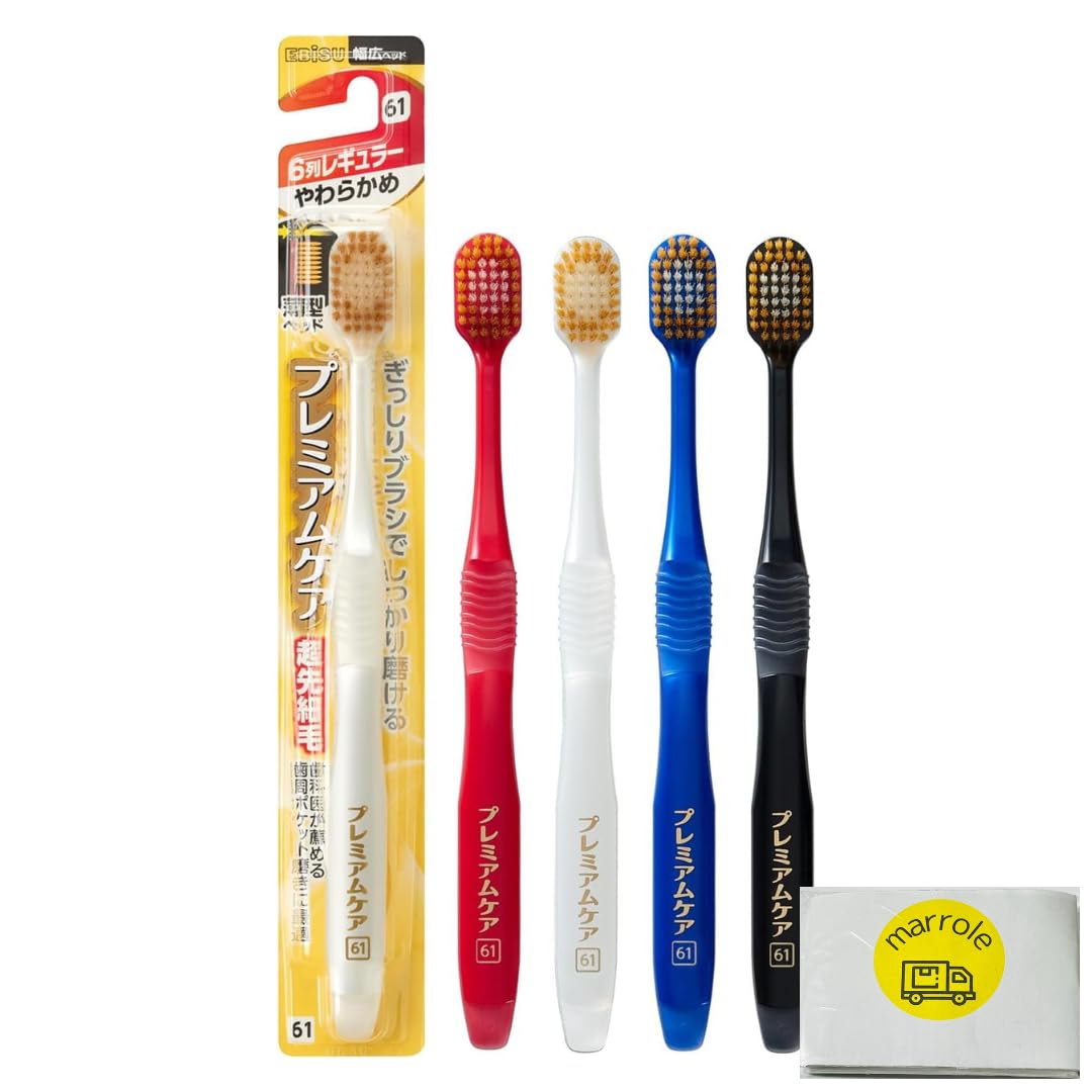 

Зубная щетка Premium Care 6 рядов Regular Soft с бонусом [Набор 12] (Цветной случайный) (61)