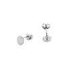 Earrings - LUXENTER - Essential - Sterling Silver 925 - Pearl &; Zirconium Oxide - Rhodium-plated Finish