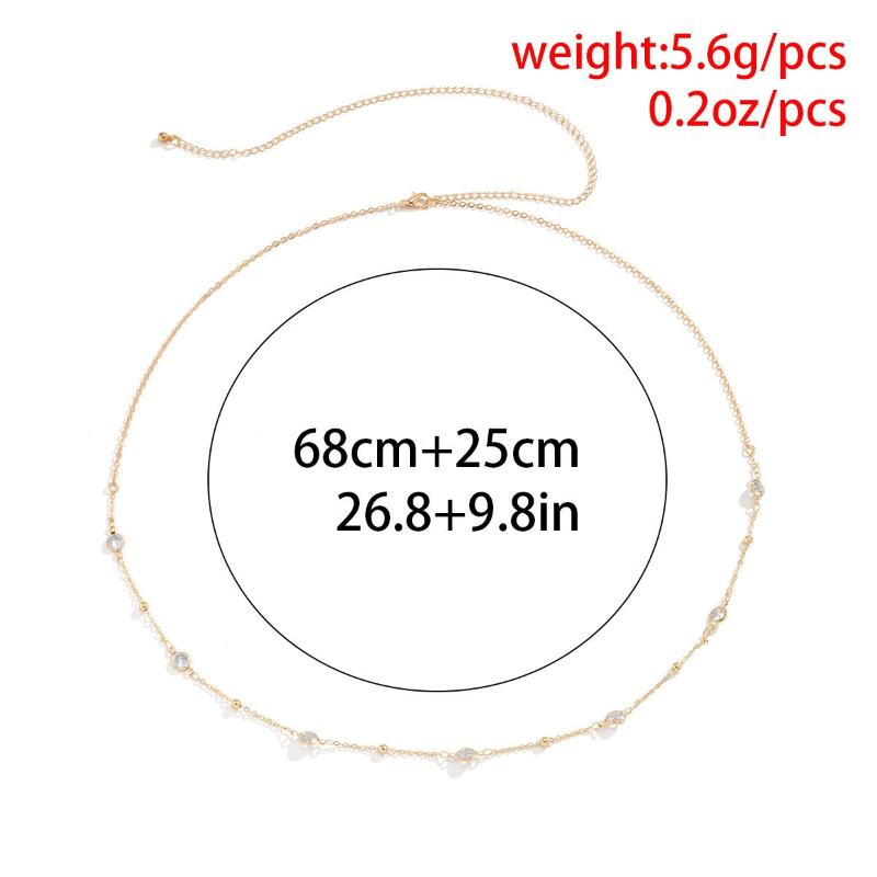 Waist Chain For Women Waterproof 1/2/3 Layers Belly Chains Beach Bikini Waist Body Chain Jewelry Elegance Versatile Acessories
