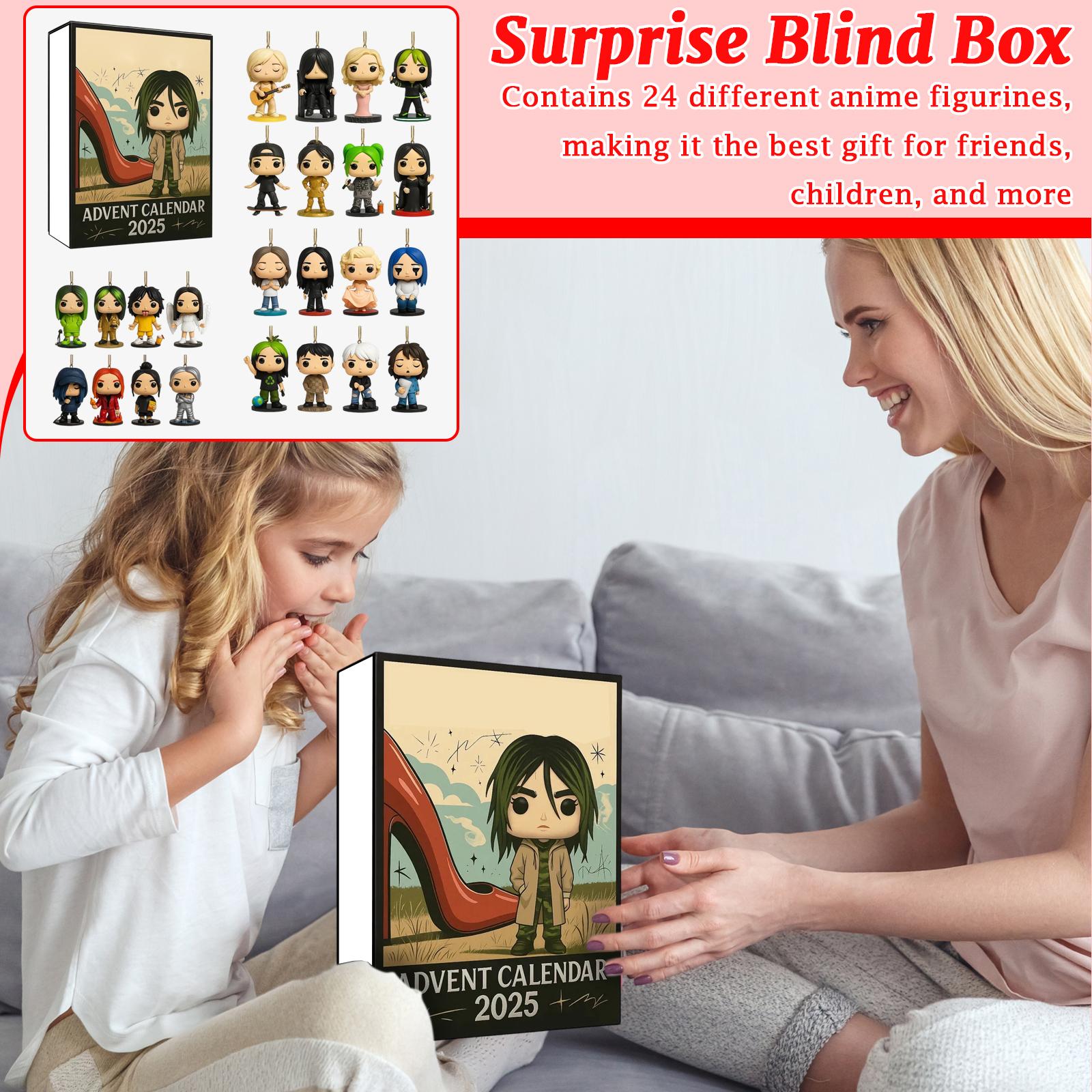 

Календарь обратного отсчета включает 24 подарка, календарь обратного отсчета и игрушки-сюрпризы One Size