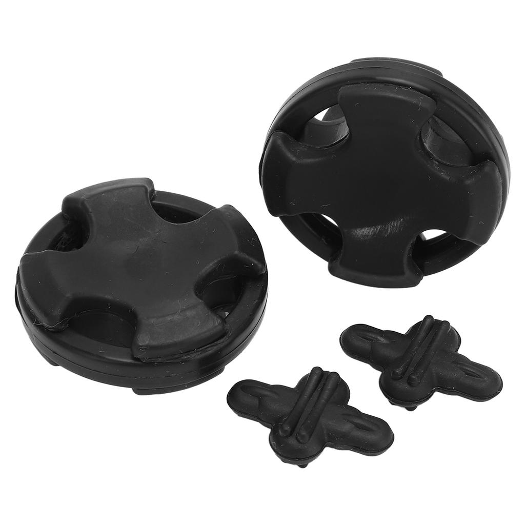 2 Stück Bogen Wurfarm Stabilisator Gummidämpfung Schwarz Recurve Dämpfer für Amerikanischen Jagdbogen Straight