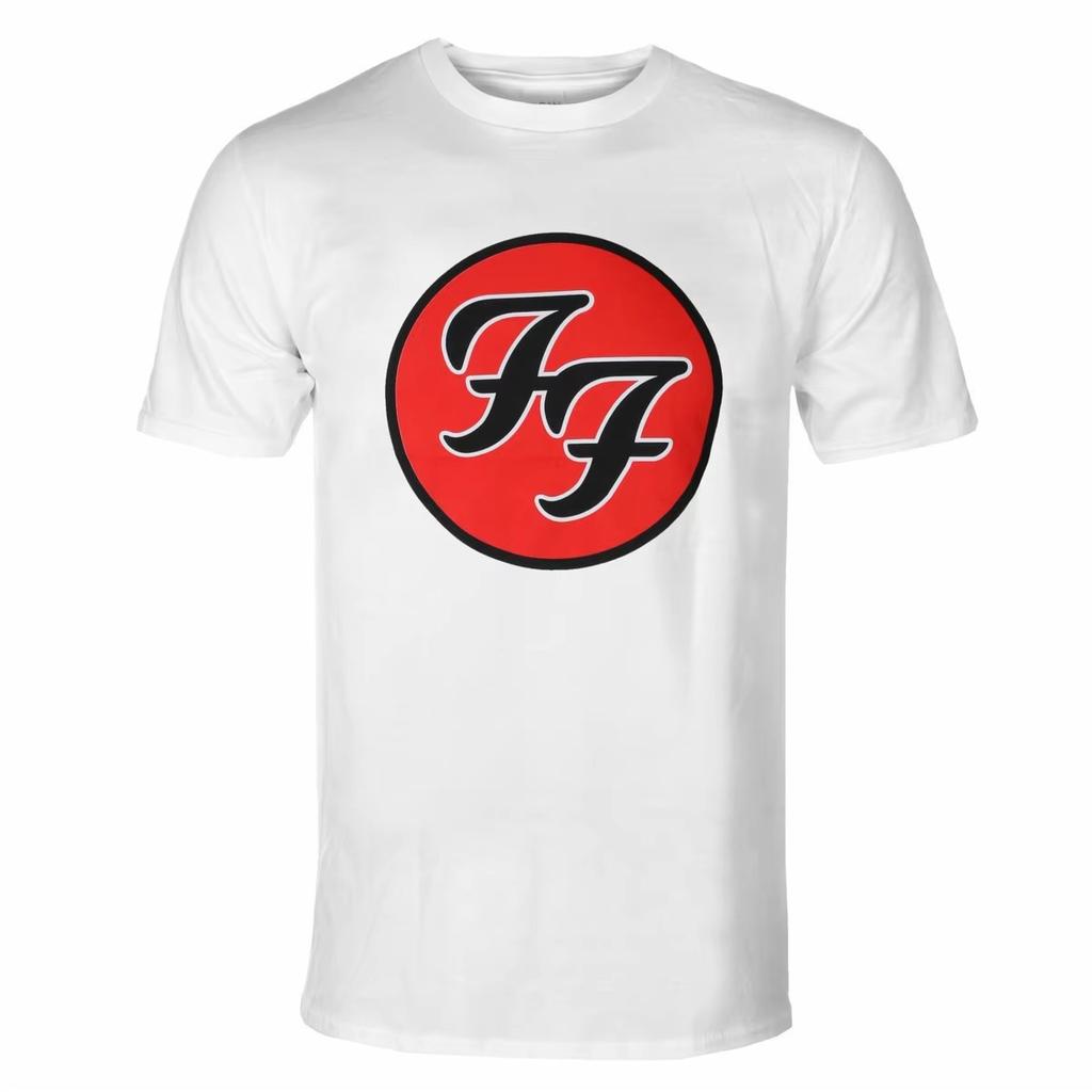 Hot Sale Foo Fighters Band Graphic PrintT-shirt Men Women Short Sleeve Streetwear Harajuku Fashion Cotton Summer New Tee Loose Casual Oversized Top