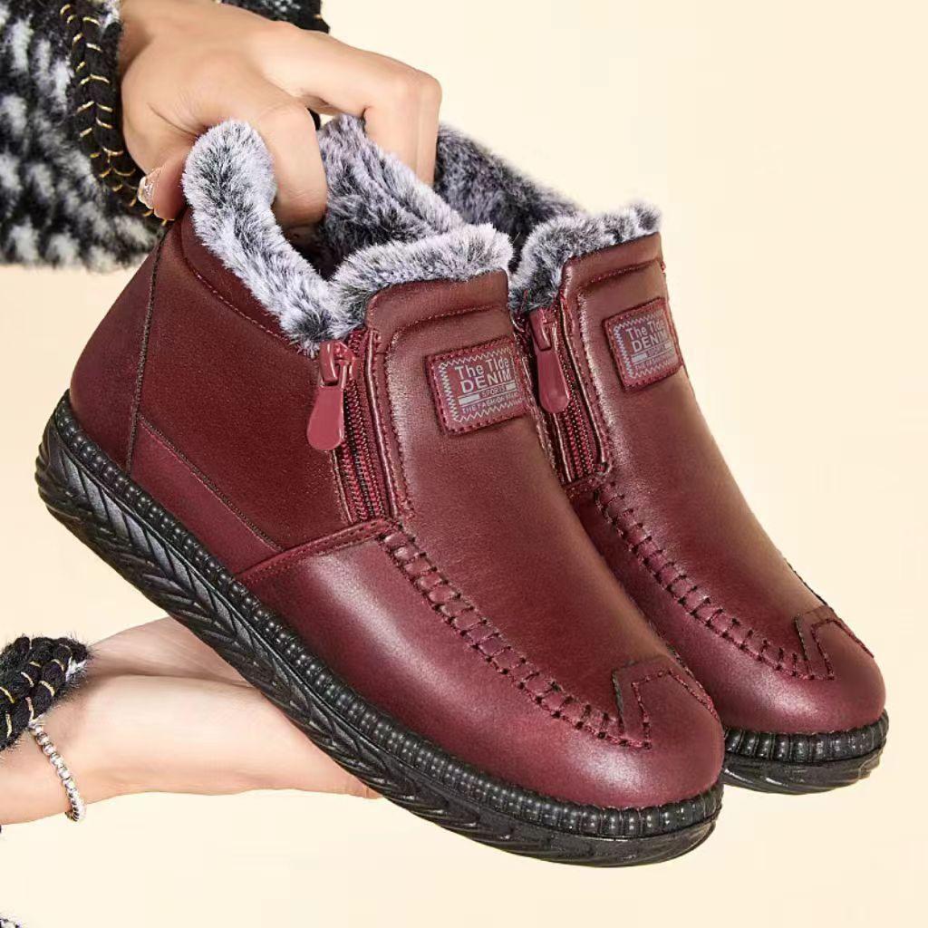 New Winter Women's Boots Waterproof outdoor warm Footwear Fashion suede snow boot Comfortable casual ladies shoes