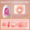 Mini Portable Masturbation Egg Cup Realistic Vagina Beginner Soft Masturbation Cup Penis Massager Stimulator Sex Toys for Man