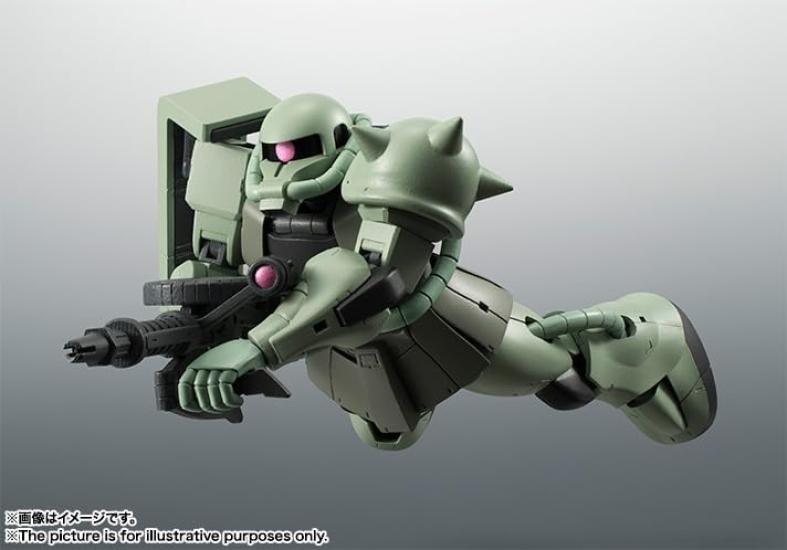 TAMASHII NATIONS ROBOT Spirits Mobile Suit Gundam SIDE MS MS-06 Mass-Produced Zaku Ver. A.N.I.M.E. (Resale Edition) Approx. 125mm PVC & ABS Painted