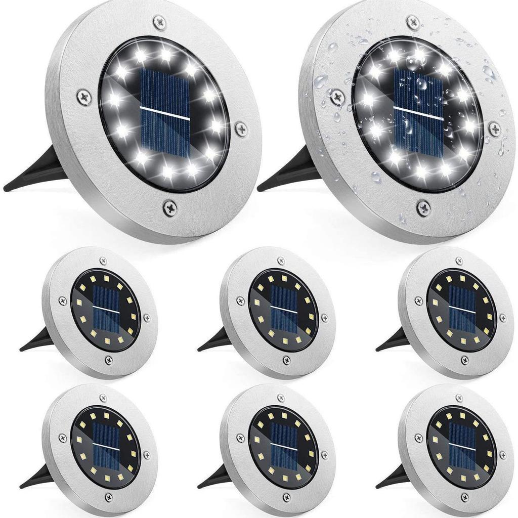 Waterproof Solar Underground Light for Outdoor Lawn, Villa, and Courtyard - Cross-Border Landscape Ground Insert Light