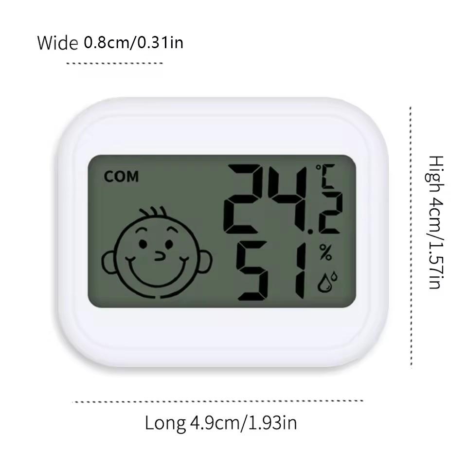 Electronic Clock Temperature Humidity Meter Weather Station for Home With Alarm LED Thermometer Thermo-Hygrometer Multifunction