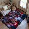 Football Player Celebration Floor Rug Office Rug Perfect for Hallway Decorate room Study room Living Rooms Anti-slip Rug Anime Office Decor