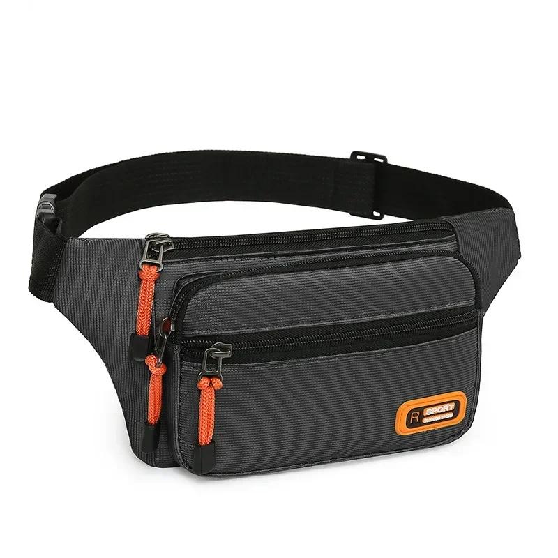 

Multifunctional Men s Waist Bag Waterproof Running Chest Bag Phone Pouch Unisex Crossbody Bag Men Waist Packs Hip Belt Bags