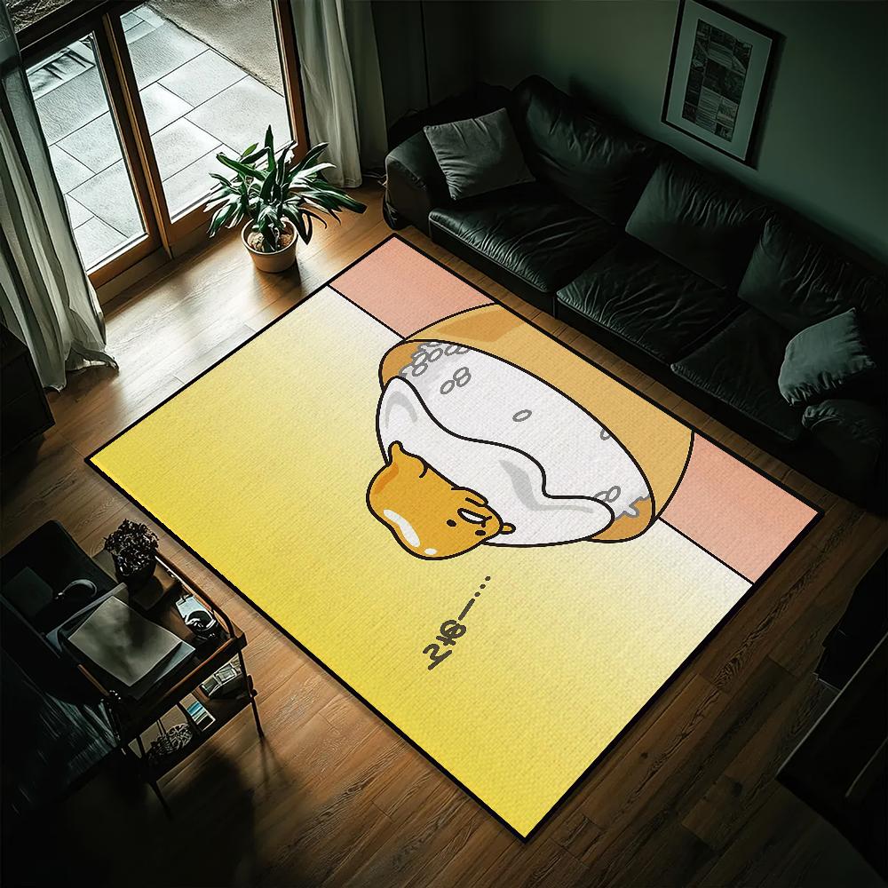 Cute Gudetama Lazy EGG Small Carpet Bedside Kitchen Bath Living Home House Bedroom Floor Mat Doormat  Decoration