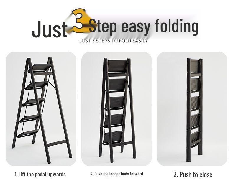 Meishida Chinesischer Stil Tragbarer Teleskopischer A-Rahmen Trittschemel für Innenbereich