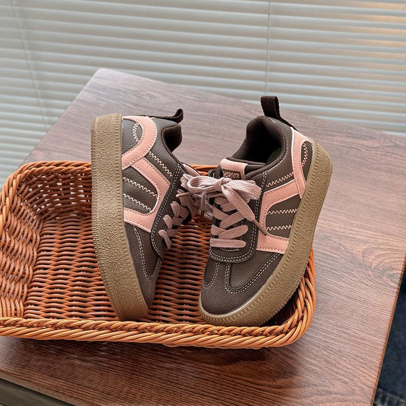 Lente 2025 Trendy Sneakers & Veelzijdige Canvas & Leren Schoenen met Zachte Zool voor Kinderen