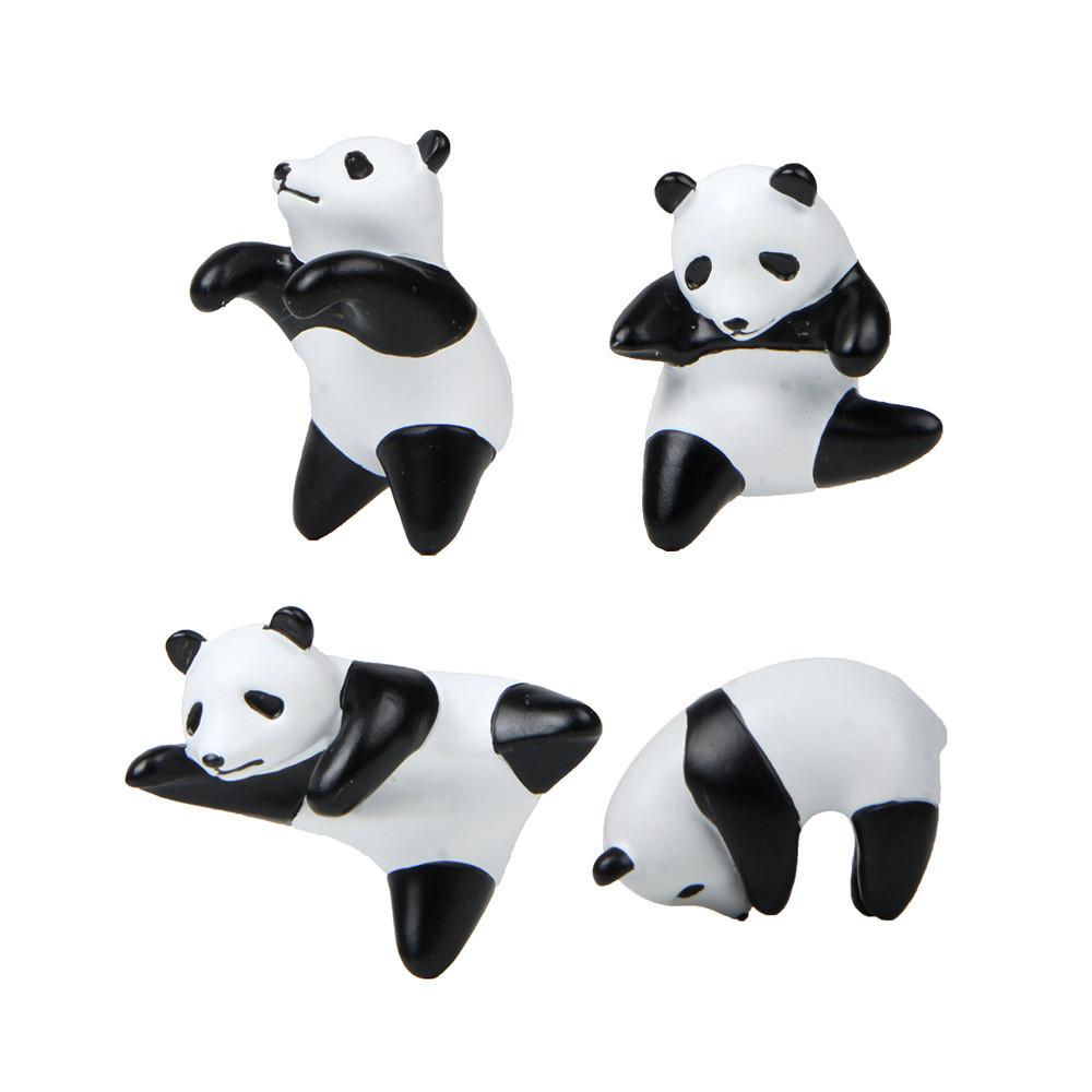 Wall Cartoon Cute Climbing Posture Panda Mini Model Ornament For Decoration Cup